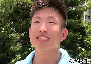 Twink and hung men anal action