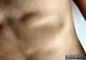 Straight boy enjoys gloryhole sex and blowjobs
