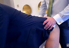 Bareback dorm room gay sex