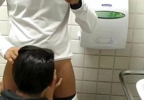 Big black cock in disabled bathroom