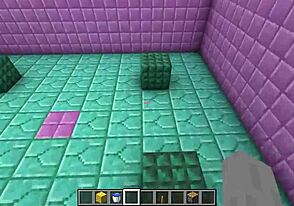 3D Minecraft cumshot and destruction ASMR