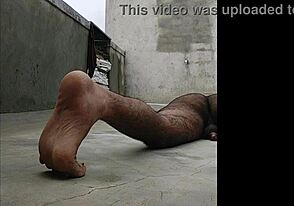 Young Indian gay teens having sex outdoors