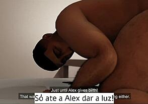 3D animated gay cartoon temporarily replaced