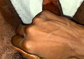 Stroking a hard dick is the best way to get relief