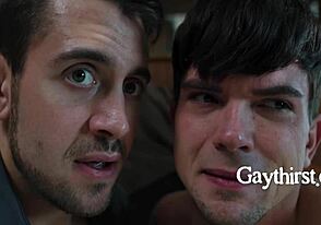 Dante Colle fucked a burglar in his house, with intense passion