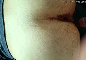 Young gay guy masturbates while his neighbor is away