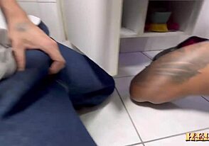 Bisexual Fudeu seduces girl to suck his well-endowed cousin