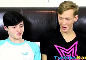 Delano and his twink friend have hot bareback sex and enjoy great cum shots
