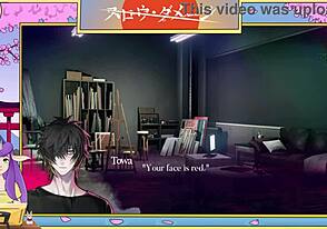 Sexy blonde anime boys in gay Yaoi hentai game