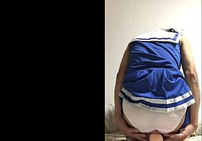 Wild cheerleader uniform adventure