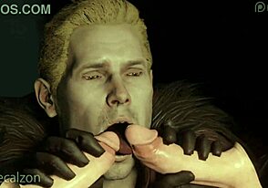 Gay porn with bareback action