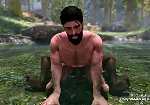 Outdoor fun at the pond with a twist in Skyrim
