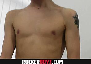 British emo twink masturbates and ejaculates in this alternative porn video