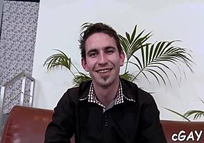 Guys are having an amazing time masturbating together
