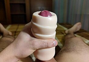 Frozen cock massage for relaxed sex