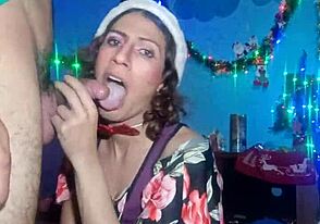 Young and straight twink gets dominated by a transsexual in a hot scene
