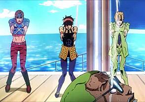 Two hot twinks are dancing for a fit middle-aged man on the brink of explosion