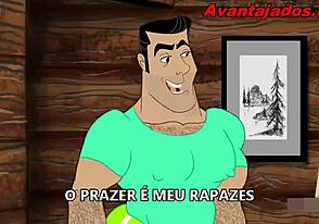 Cartoon porn hairy guy getting fucked