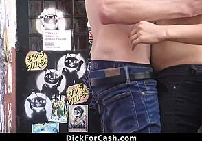 Hot Latino twink gives a sensual blowjob with skill