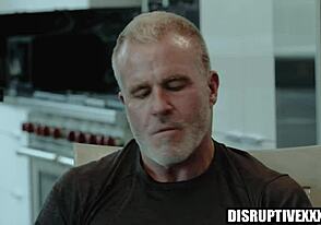 Straight twink punished by daddy's friend
