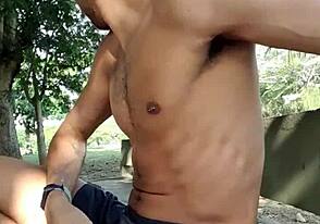 Man, this pornstar’s huge cock show-off is just unreal! 😲