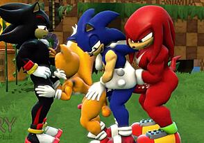 Sonic orgy 1 chipples - Sonic The Hedgehog's wild group sex scene