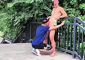 This handsome couple of gay asian amateurs are having fun without any barriers