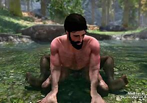 Skyrim pond outdoor fun adventures