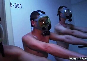 Uniformed men in anal and oral