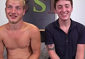 Newly graduated guy does gay porn for fun
