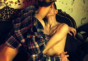 Hot gay action with a sexy twink and a steamy handjob scene