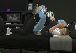 Gay Jock and Nerd Sims 4