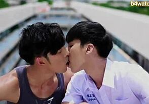 A hot scene of a stepfather and a handsome boy from a gay movie
