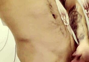 Dudes Ready for Masturbation After Shower