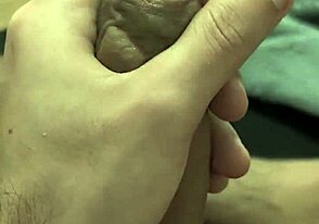 Hot Latin guy enjoys solo masturbation and moans