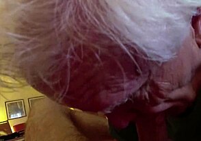 Grandfather's naughty threesome with friends