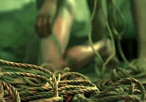 Shibari with a hottie and his impressive tool