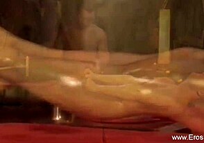 A man gets his dick massaged with fingers in ass hole