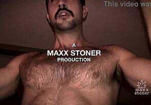 Late night fuck with a bearded older man and his impressive endowment