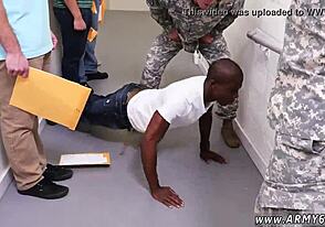 Yes drill sergeant! Intense gay military action!