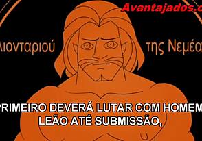 Free gay cartoon the fat greeks pause