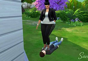 Larissa, an oriental femdom, teaches this boy his place