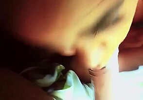 Delicious travesti wakes up a big dick and blowjob