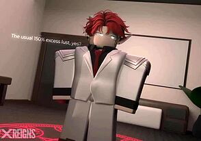 Gay Roblox animation with bareback sex