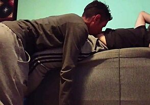 Special attention to a bearded hung blowjob