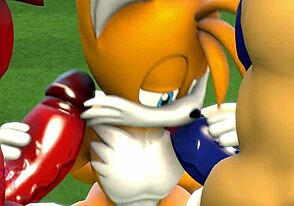 Sonic orgy 1 chipples - Sonic The Hedgehog's wild group sex scene