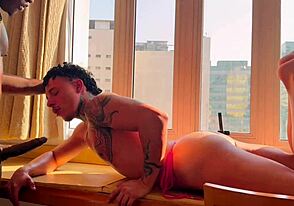 Latina beauty gets impregnated by a black man's big dick