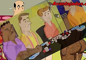 Jogadores de Cartas Dive Into a Wild Brazilian Gay Hentai Orgy!