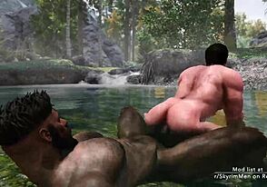 Outdoor fun at the pond with a twist in Skyrim