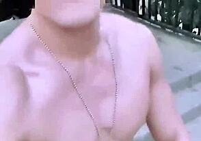 This handsome couple of gay asian amateurs are having fun without any barriers